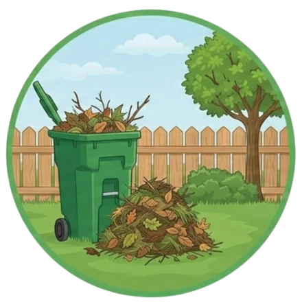 Yard debris removal in New Jersey